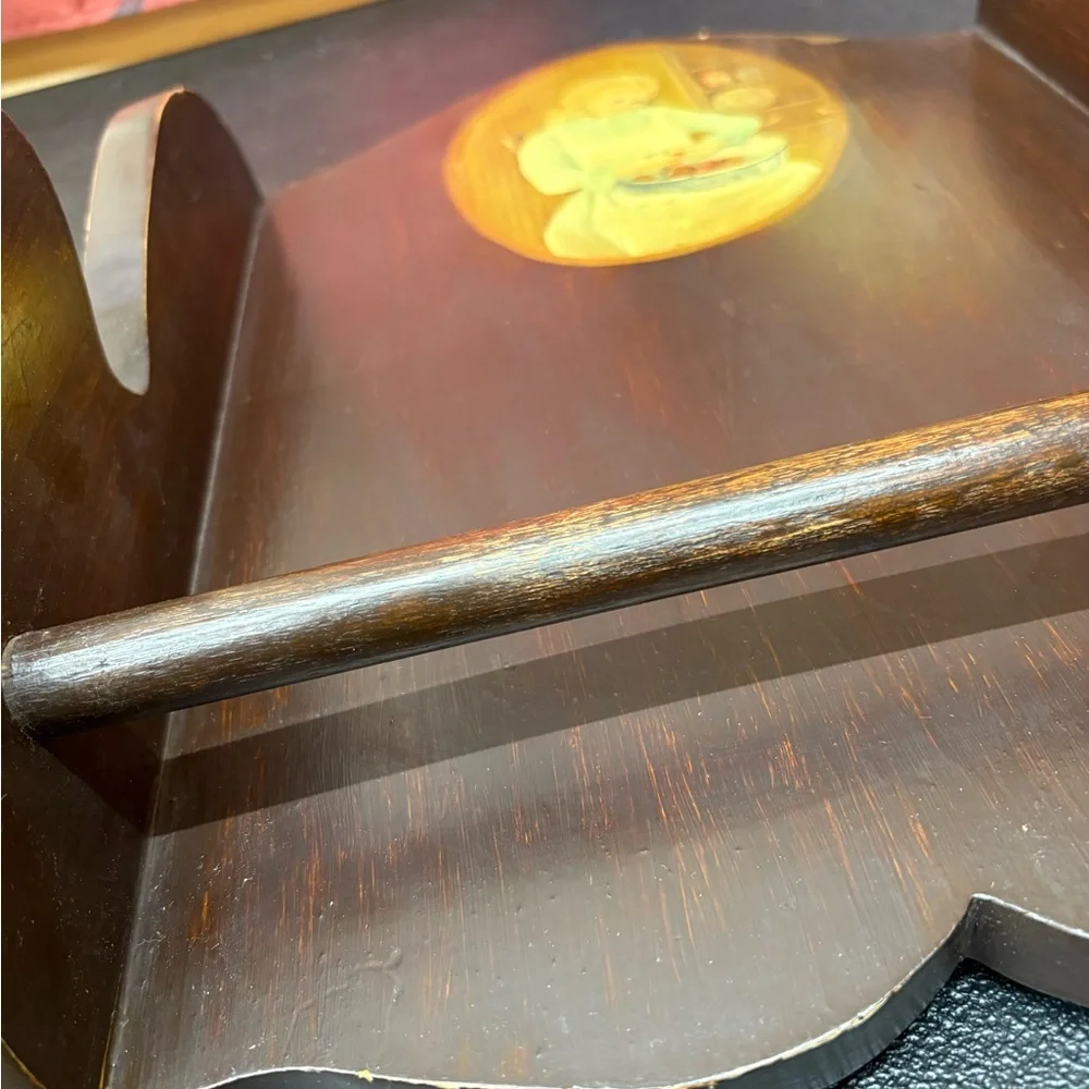 Vintage Wooden Wall towel holder